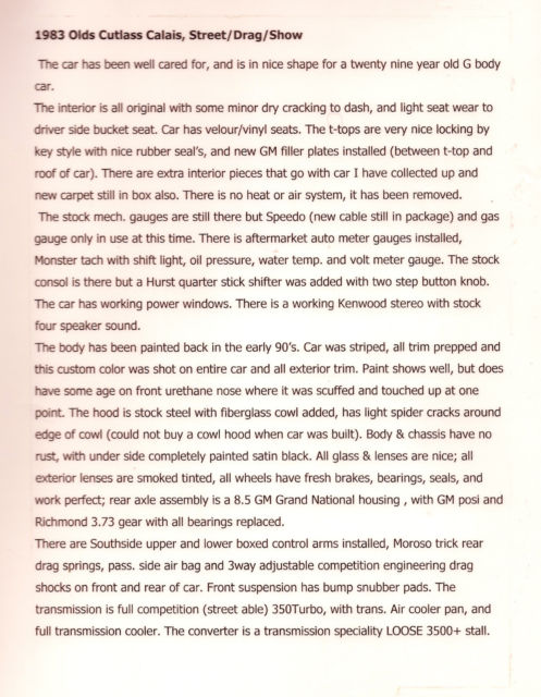 1983 Oldsmobile Cutlass Calais - photo 11