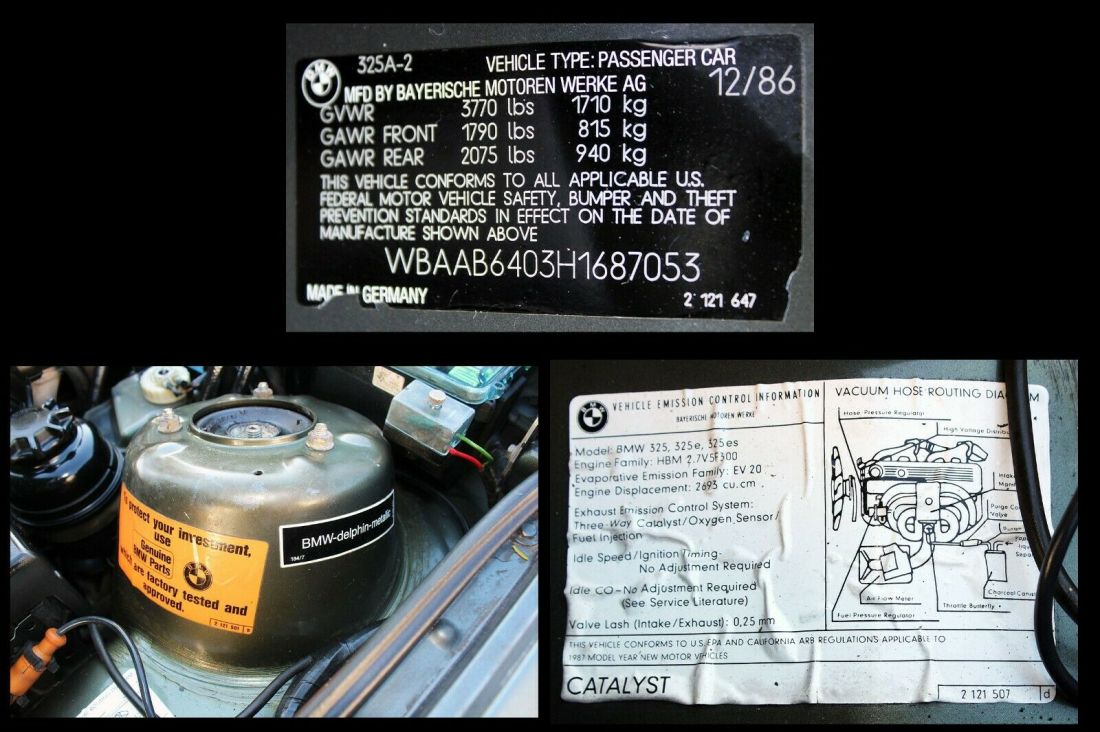 1987 BMW 3-Series FREE SHIPPING TO YOUR HOME in 48 US STATES - photo 13