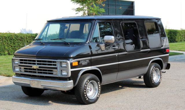 California 1990 Chevrolet "Shorty" Conversion Van, 100% Rust Free, Runs A+ 1990 Chevrolet G20 Van "Shorty" Conversion,100% Rust Free, Two Owner