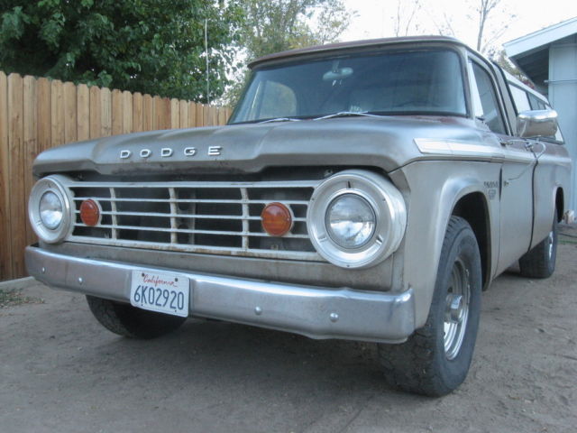 California 2 Owner Survivor Dodge D200 Sweptline with 318CID & 727 Loadflight NR 1966 Dodge Other Pickups BASE