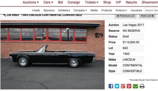 1963 Lincoln Continental Stainless NEW and Chrome NEW - photo 5