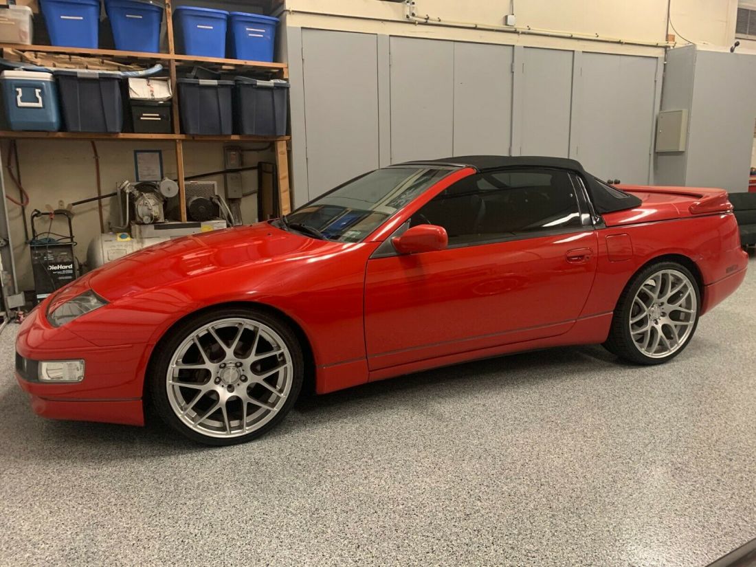 CALIFORNIA CAR - 5-SPEED - ALL RECORDS SINCE NEW - ORIG WINDOW STICKER 1993 Nissan 300ZX Convertible - CALIFORNIA CAR - ALL RECORDS