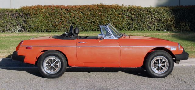 1978 MG MGB 4 Spd, California Car, NO RESERVE