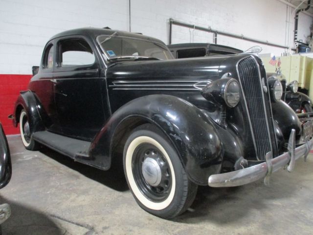 California Collection liquidation Sale Running Condition 1936 Plymouth Coupe 5 Window Rumble Seat NO RESERVE