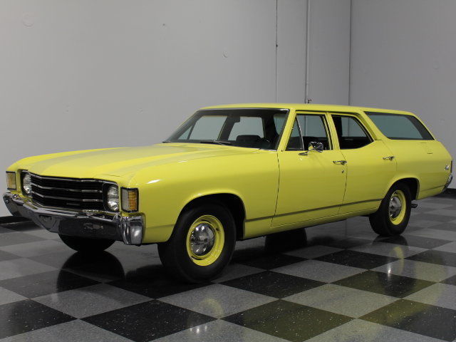 CALIFORNIA NOMAD, LAST YEAR MADE, ALL-ORIGINAL INTERIOR, HIGH-END RESPRAY, CLEAN 1972 Chevrolet Chevelle Nomad