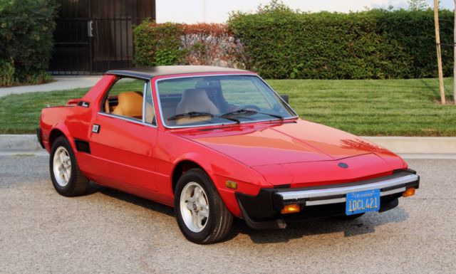 1981 Fiat X-1/9 X-1/9, California Car, 80k Miles, Rust free