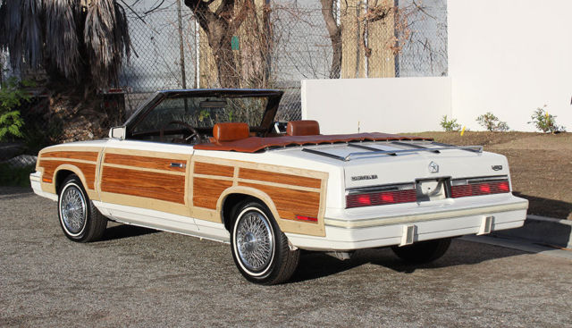 1983 Chrysler LeBaron Town & Country Convertible, k Car - photo 10