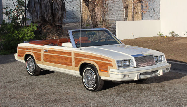 1983 Chrysler LeBaron Town & Country Convertible, k Car - photo 4