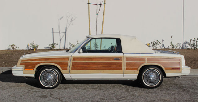 1983 Chrysler LeBaron Town & Country Convertible, k Car - photo 6