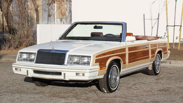 1983 Chrysler LeBaron Town & Country Convertible, k Car - photo 7