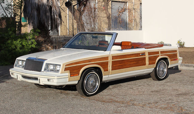 1983 Chrysler LeBaron Town & Country Convertible, k Car - photo 8