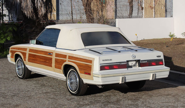 1983 Chrysler LeBaron Town & Country Convertible, k Car - photo 9