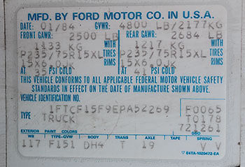 1984 Ford F-150 XLT, Short Bed, 93k Orig Miles, W/Overdrive - photo 11