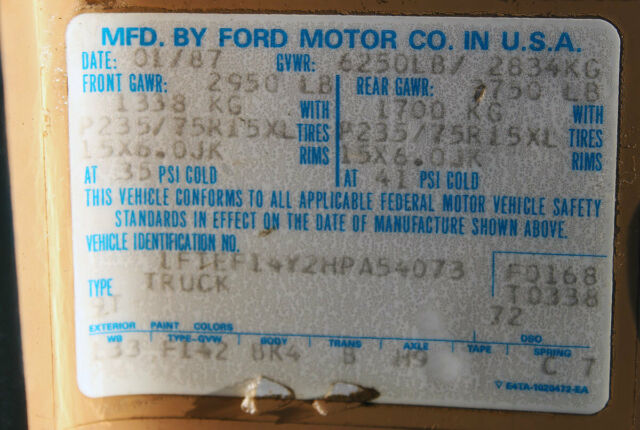 1987 Ford F-150 XL, 4x4,100% Rust Free(310)-259-5383 - photo 13