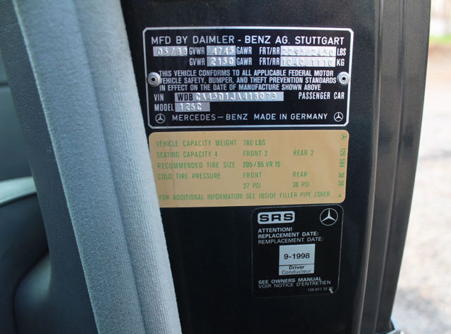 1988 Mercedes-Benz 500-Series 560 SEC (126C) 100% Rust Free - photo 11