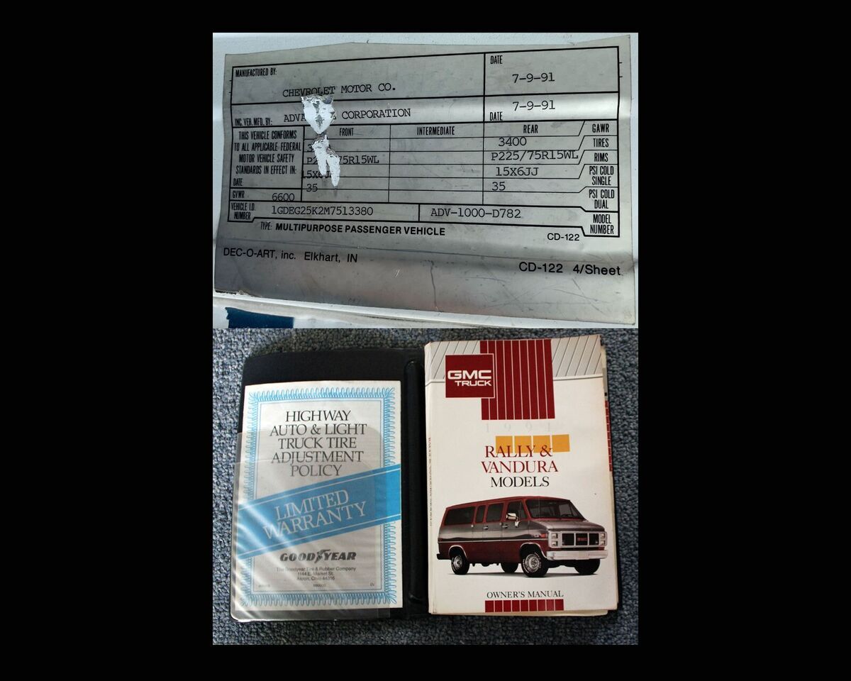 1991 GMC Other 100% Rust Free Original California GMC Van - photo 10