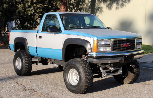 1993 GMC Sierra 1500 4x4 Shortbed, One Owner California Pickup - photo 4
