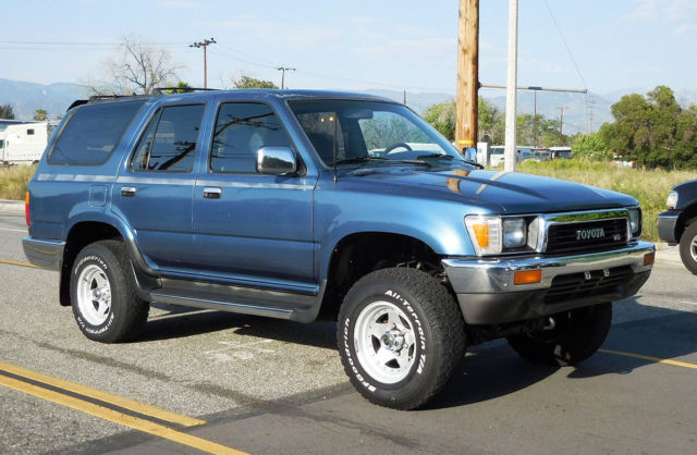 California Original, Toyota 4Runner SR5 V6 4x4 100% Rust Free, NO RESERVE 1991 Toyota 4Runner SR5 V6 4x4 100% Rust Free