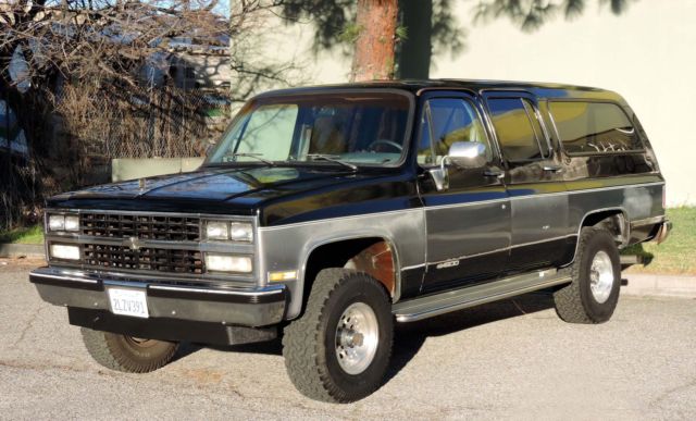 1989 Chevrolet Suburban 1500 Silverado 4x4, California One Owner - photo 5