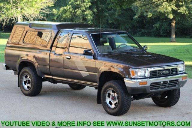 California Survivor 1989 Toyota Truck Extended Cab 4X4 Rust Free 3.0L V6 Tacoma 1989 Toyota EXTENDED CAB DLX