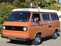 CALIFORNIACLASSIX Superb 1983 Volkswagen Vanagon Westfalia Pop Top Camper 1983 Volkswagen Bus/Vanagon