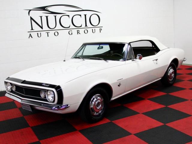 CAMARO 327 CONVERTIBLE - WHITE / GOLD - ONE OWNER!! NUMBERS MATCHING! SURVIVOR!! 1967 Chevrolet Camaro Convertible