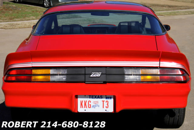 1981 Chevrolet Camaro Z28 Z-28 Z 28 T-TOPS TTOP T TOPS - photo 7