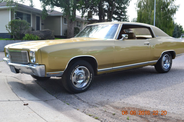 Canadian Documented 1970 LS3 330 HP 402 Big Block Muncie M21 4 speed 12 bolt 1970 Chevrolet Monte Carlo