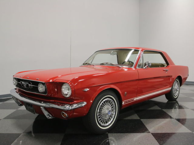CANDY APPLE GT STANG, A-CODE 289, FRONT DISC, SOLID MUSTANG ALL AROUND, RECEIPTS 1966 Ford Mustang GT
