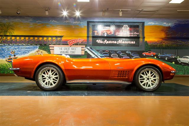 Candy Apple Red Chevrolet Corvette with 255 Miles available now! 1970 Chevrolet Corvette --