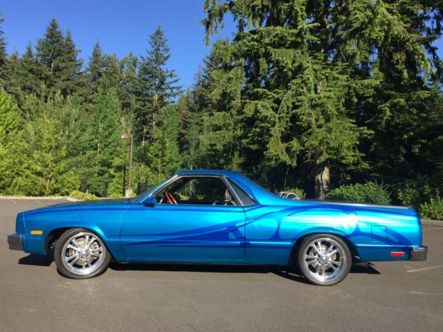 Candy Blue 1987 Chevy El Camino 1987 Chevrolet El Camino