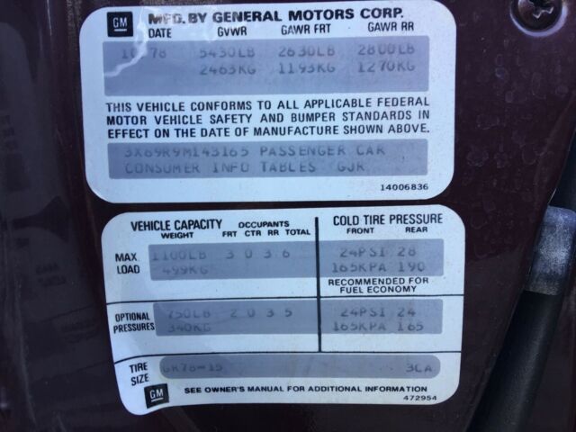 1979 Oldsmobile Ninety-Eight 4 dr - photo 9