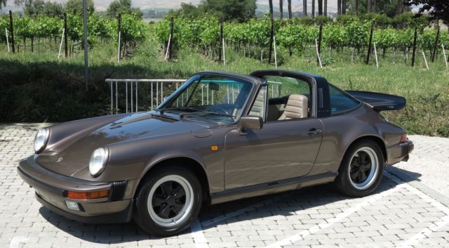 CARRERA TARGA EUROPEAN #'s MATCH ZERO RUST QUARTZ GREY METALLIC JUST SERVICED 1984 Porsche 911
