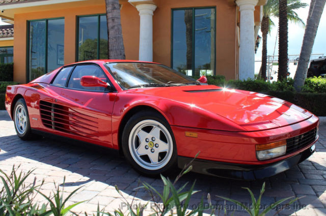 CAVALLINO PLATINUM AWARD WINNING ONLY 11K MI MAJOR SERVICE DONE FULLY SERVICED P 1989 Ferrari Testarossa CAVALLINO PLATINUM AWARD WINNING ONLY 11K MI MAJOR