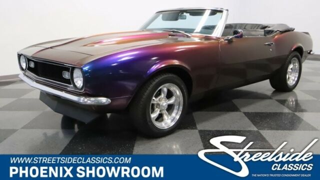 Chameleon Wrap Custom V8 Manual Classic Vintage Collector Black Yellow Documente 1968 Chevrolet Camaro Convertible