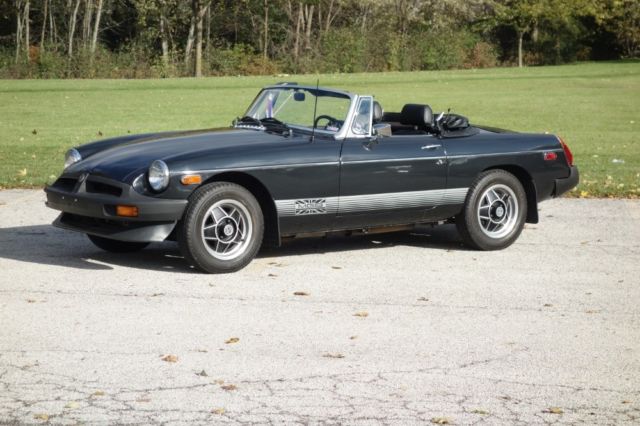 Charcoal MG MGB with 51,060 Miles available now! 1980 MG MGB -LIMITED- DARK CHARCOAL CONVERTIBLE - SEE VIDEO