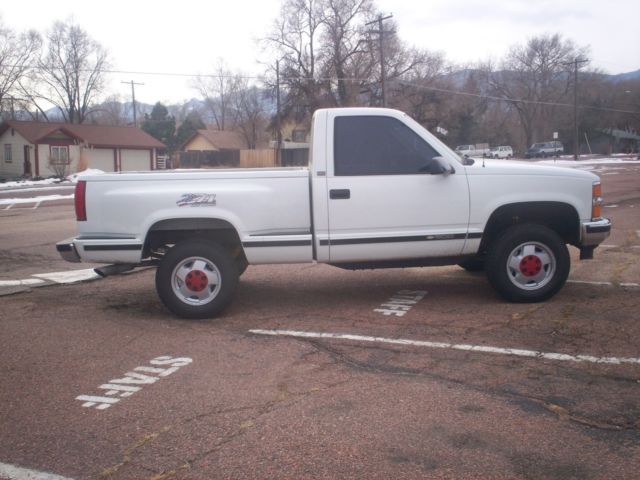CHEVROLET 4+4 STEPSIDE SHORTBED PICKUP NICE 1993 Chevrolet Silverado 1500 SILVERADO