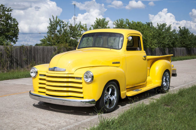 Chevrolet 5 Window Pickup Yellow with 250 Miles, for sale! 1952 Chevrolet Other Pickups --