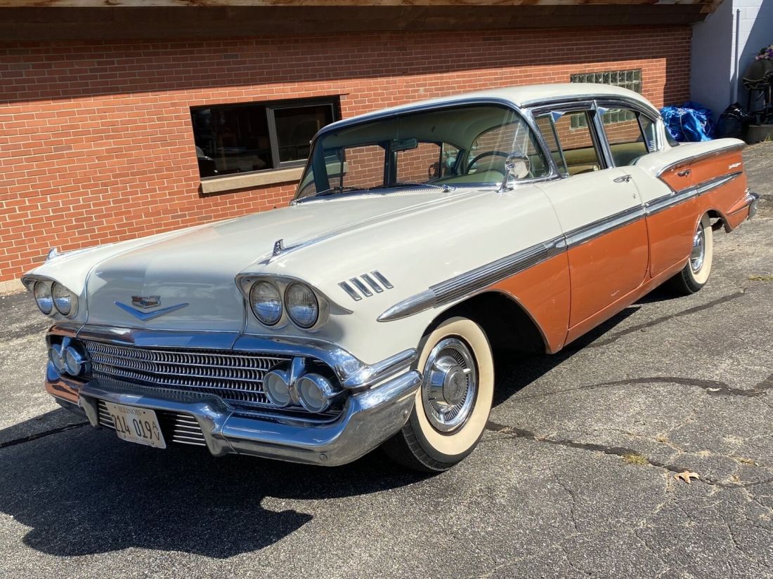 1958 Chevrolet Bel Air/150/210 - 4 DOOR SEDAN - 283 V8 ENGINE -