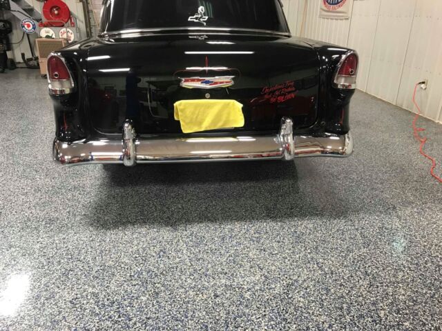 1955 Chevrolet Bel Air/150/210 -BLOWN 502 SUPERCHARGED BLACK ON BLACK-SEE VIDEO- - photo 11