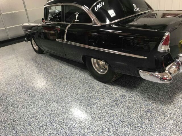 1955 Chevrolet Bel Air/150/210 -BLOWN 502 SUPERCHARGED BLACK ON BLACK-SEE VIDEO- - photo 4