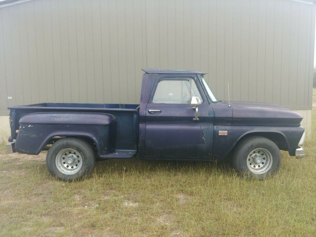 chevrolet c-10 1966 blue short bed classic pickup 1966 Chevrolet C-10