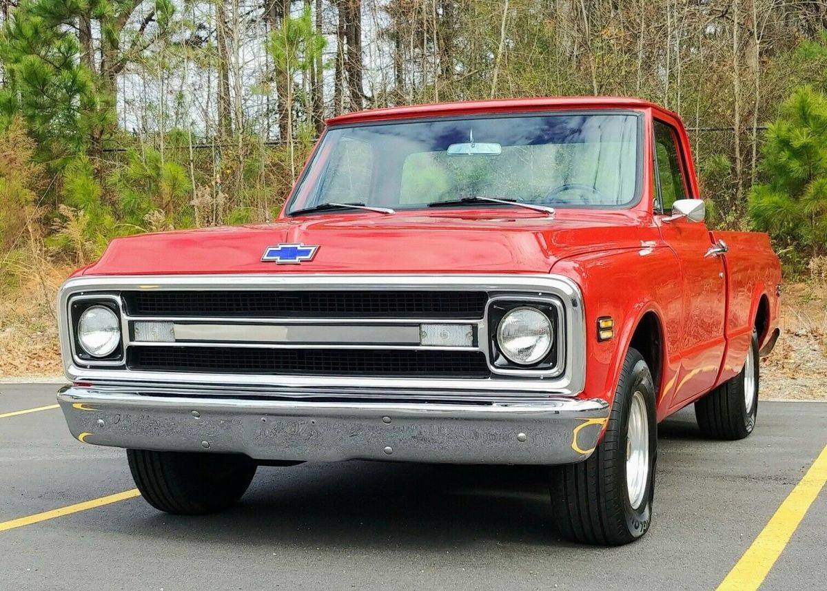 Chevrolet C10 Red with 78,263 Miles, for sale! 1970 Chevrolet C-10 Great Driver - SEE VIDEO
