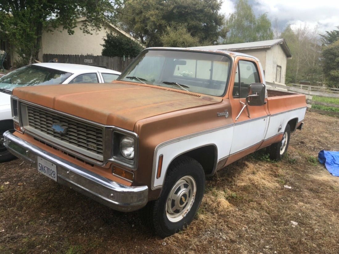 Chevrolet C20 Cheyenne supper factory 454 big block 1973 Chevrolet C/K Pickup 1500 Cheyenne