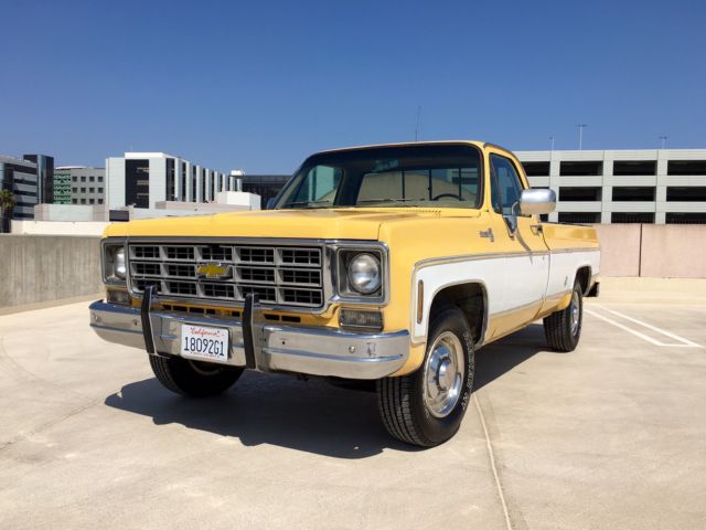 Chevrolet C20 Silverado Camper Special Truck 1977 Chevrolet C/K Pickup 2500 Silverado trim in good condition