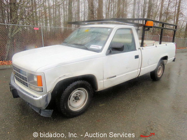 Chevrolet C2500 Regular Cab 8FT Bed 3/4 Ton Pickup Truck 5.0L 305ci V8 Low Miles 1989 Chevrolet C/K Pickup 2500 C2500