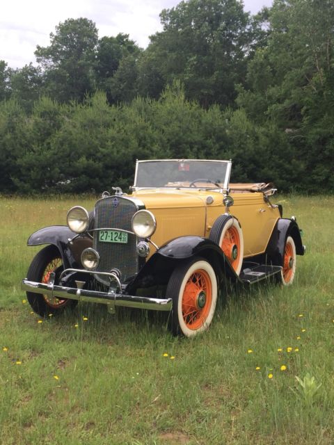 Chevrolet Cabriolet Roadster 1931 Chevrolet Roadster Convertible