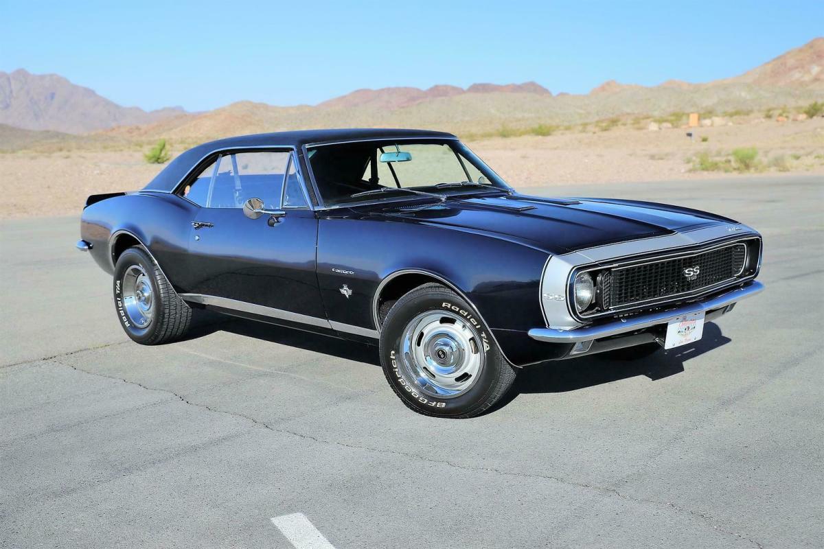 Chevrolet Camaro Blue with 111,520 Miles, for sale! 1967 Chevrolet Camaro SS
