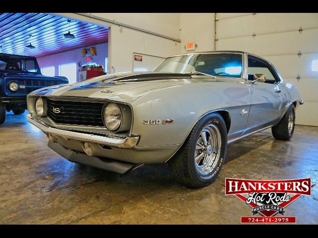 Chevrolet Camaro Cortez Silver with 18,628 Miles, for sale! 1969 Chevrolet Camaro SS Style