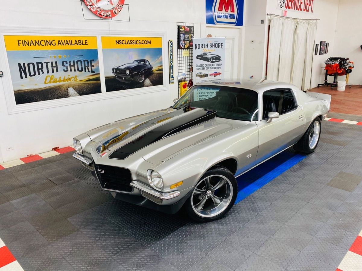 Chevrolet Camaro Silver with 74,176 Miles, for sale! 1972 Chevrolet Camaro -SUPER SPORT TRIBUTE - 350 ENGINE - FACTORY A/C -